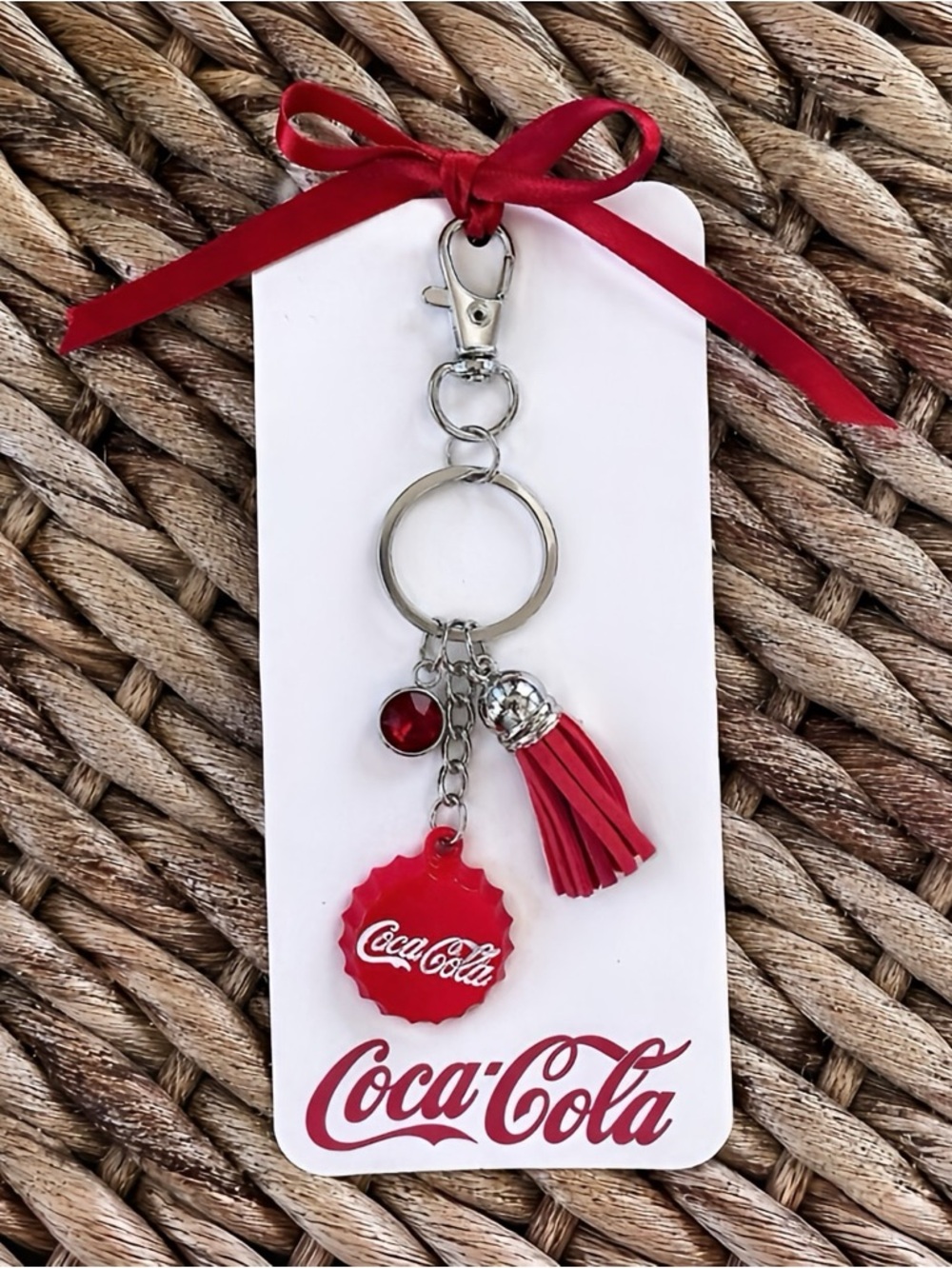 New Handmade "Coca-Cola" Keychain